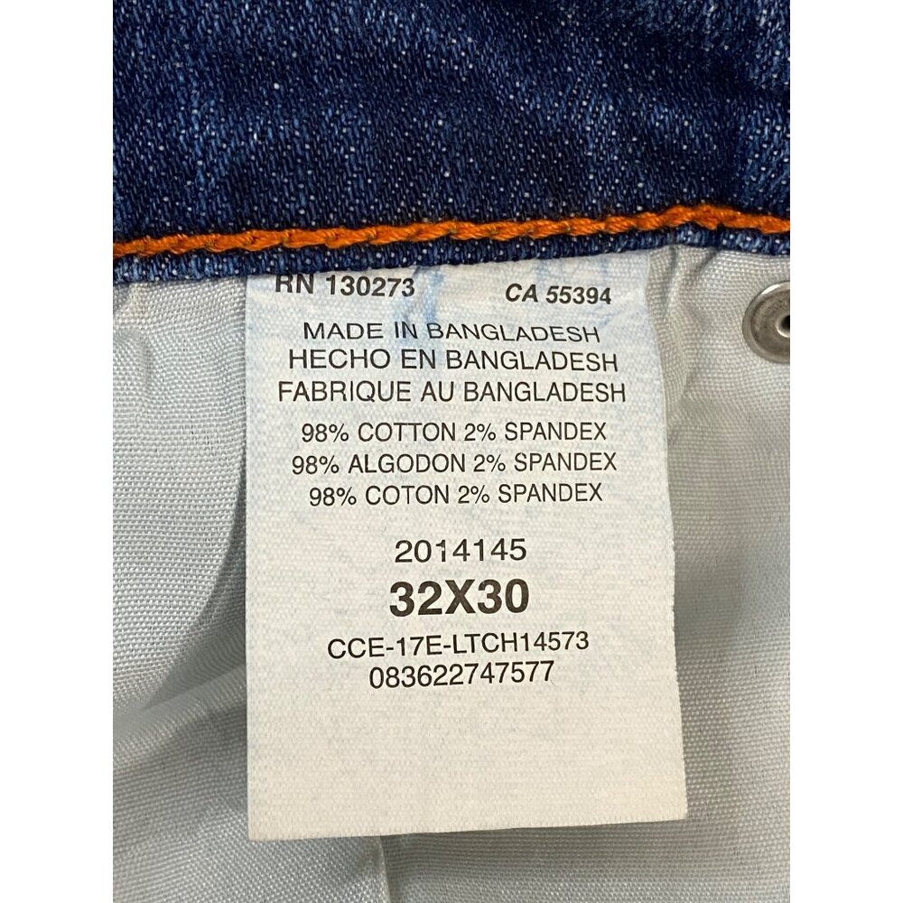 Lee Modern Series Slim Fit Tapered Leg Jeans Mens 32x30 Blue - Picture 9 of 13
